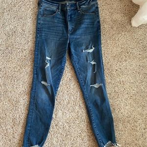 Abercrombie super skinny high rise jeans